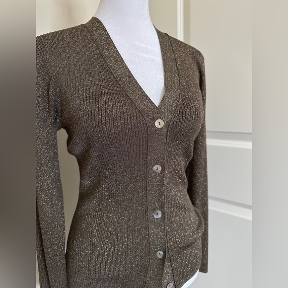 Rails Brown Cardigan Sweater - Picture 2 of 4